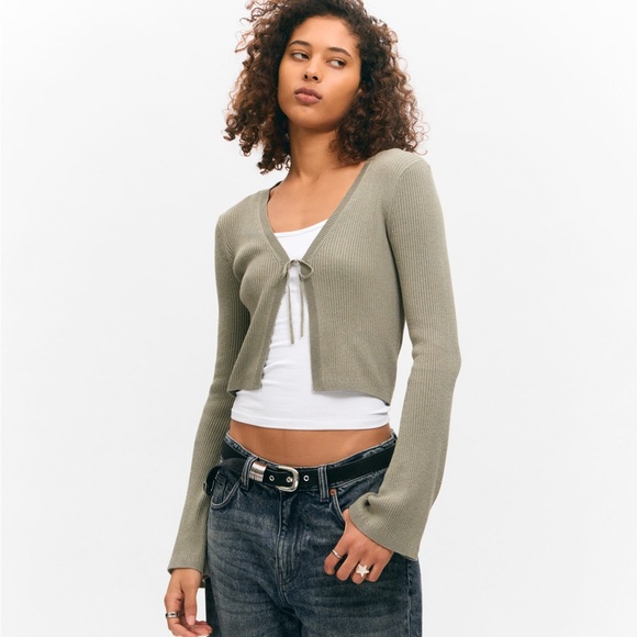 Harlow Sweaters - Harlow Taupe Ribbed Knitwear